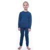 SENSOR MERINO AIR SET dětský triko dl.rukáv + spodky tm.modrá