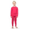 SENSOR MERINO AIR SET dětský triko dl.rukáv + spodky magenta