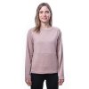 SENSOR MERINO UPPER traveller dámská mikina, dusty pink