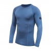 SENSOR MERINO AIR pánské triko dr.rukáv riviera blue