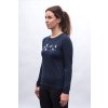 SENSOR MERINO ACTIVE SONGBIRDS dámské triko dl.rukáv deep blue