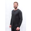 SENSOR MERINO AIR traveller pánské triko dl.rukáv černá