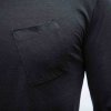 SENSOR MERINO AIR traveller pánské triko dl.rukáv černá