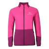 PROGRESS TARJA JKT dámská hybridní bunda s merinem, červená/růžová
