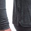 SENSOR MERINO LITE pánské triko dl.rukáv anthracite gray