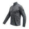 SENSOR MERINO LITE unisex košile dl.rukáv anthracite gray