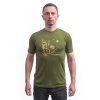 SENSOR MERINO ACTIVE HIKING pánské triko kr.rukáv safari green
