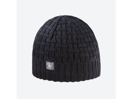 KAMA A112 pletená merino čiapka, čierna