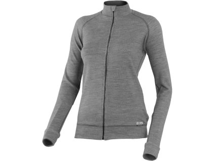 LASTING dámska merino mikina MOLY sivá