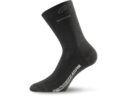 LASTING merino ponožky WXL čierne
