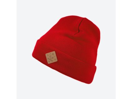 KAMAkadze K30 pletená merino čiapka, červená