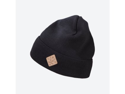 KAMAkadze K30 pletená merino čiapka, čierna