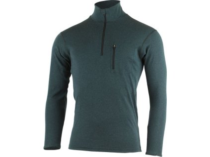 LASTING pánska merino mikina BREND petrol