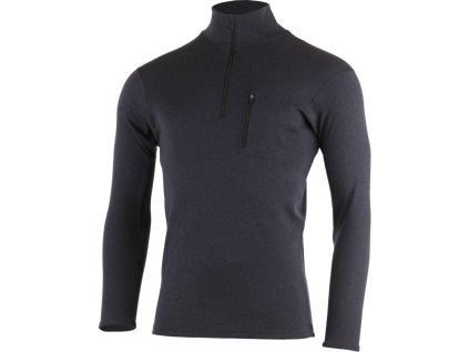 LASTING pánska merino mikina BREND modrá