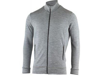 LASTING pánska merino mikina THERM šedá