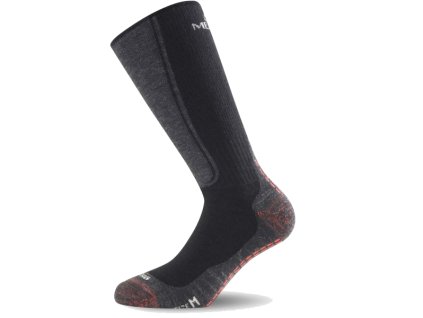 LASTING merino ponožky WinterSki&Hike WSM čierne