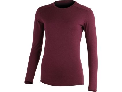 LASTING dámske merino tričko LADA bordová