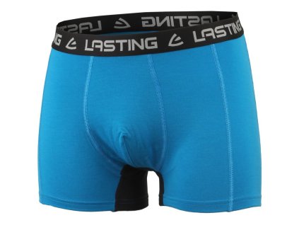 LASTING pánske merino boxerky NOMO modré