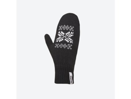 KAMA R106 pletené merino rukavice, čierne