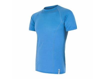 SENSOR MERINO ACTIVE pánske tričko s krátkým rukávom modrá
