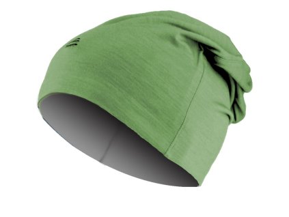 LASTING merino čiapka BOLY zeleno-sivá