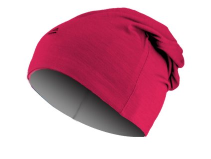 LASTING merino čiapka BOLY ružová/sivá