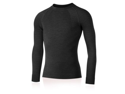 LASTING pánske merino tričko bez švov MAPOL šedá