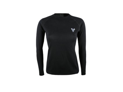 KAMA T502 dámske tričko Merino, čierna