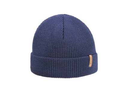 KAMA A159 pletená merino čiapka, modrá