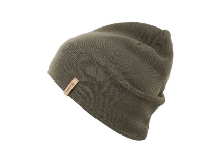 KAMA A160 pletená merino čiapka, zelená
