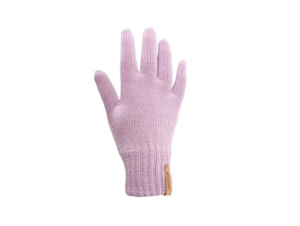 KAMA R102 pletené merino rukavice, ružové