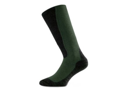 LASTING merino ponožky WinterSki&Hike WSM zelené