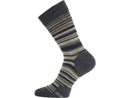 LASTING merino ponožky WPL, šedá