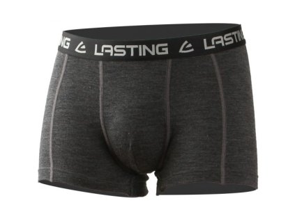 LASTING pánske merino boxerky NORO šedé