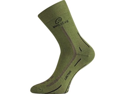 LASTING merino ponožky WLS zelené