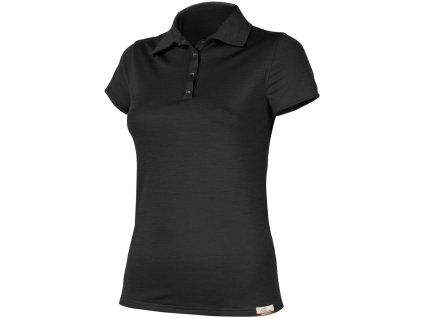 LASTING dámska merino polokošeľa ALISA čierna