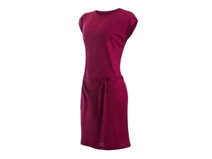 SENSOR MERINO ACTIVE dámske šaty lilla