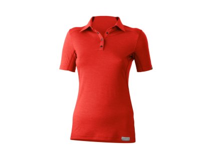 LASTING dámska merino polokošeľa ALISA, červená