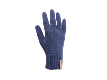 KAMA R102 pletené merino rukavice, svetlomodré