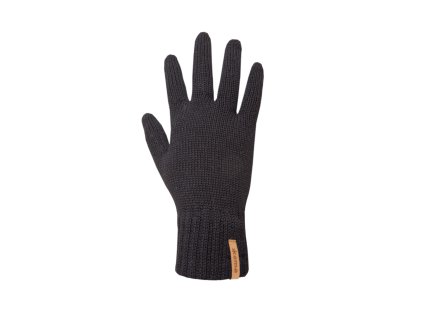 KAMA R102 pletené merino rukavice, čierne