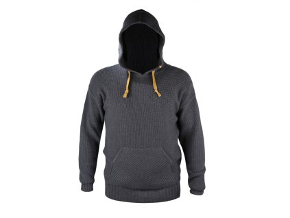 KAMA 4066 Merino sveter, tmavosivý