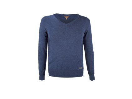 KAMA 5104 Merino sveter, svetlomodrý