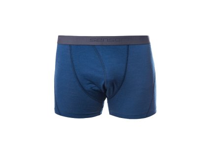 SENSOR MERINO AIR pánske dlhé trenky tmavomodré