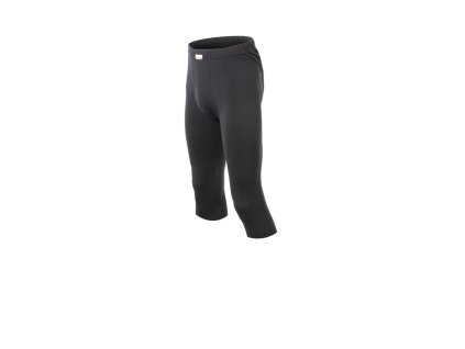 LASTING pánske merino boxerky 3/4 AMON čierne