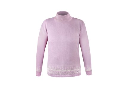 KAMA 5052 dámsky merino sveter, ružový