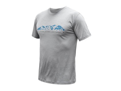 SENSOR MERINO ACTIVE PT MOUNTAINS pánske tričko s krátkym rukávom šedá