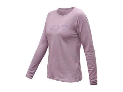 SENSOR MERINO BLEND ELEMENTS dámske tričko s dlhým rukávom, mystic fialová