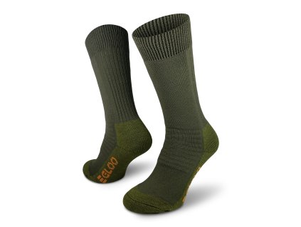 EGLOO MERINO HDSW Zimné ponožky Heavy Duty, army zelená