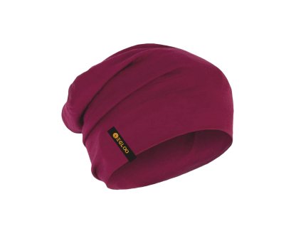 EBS merino čepice port red fin