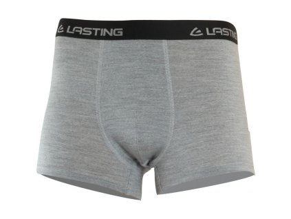 LASTING pánske merino boxerky NORO šedé